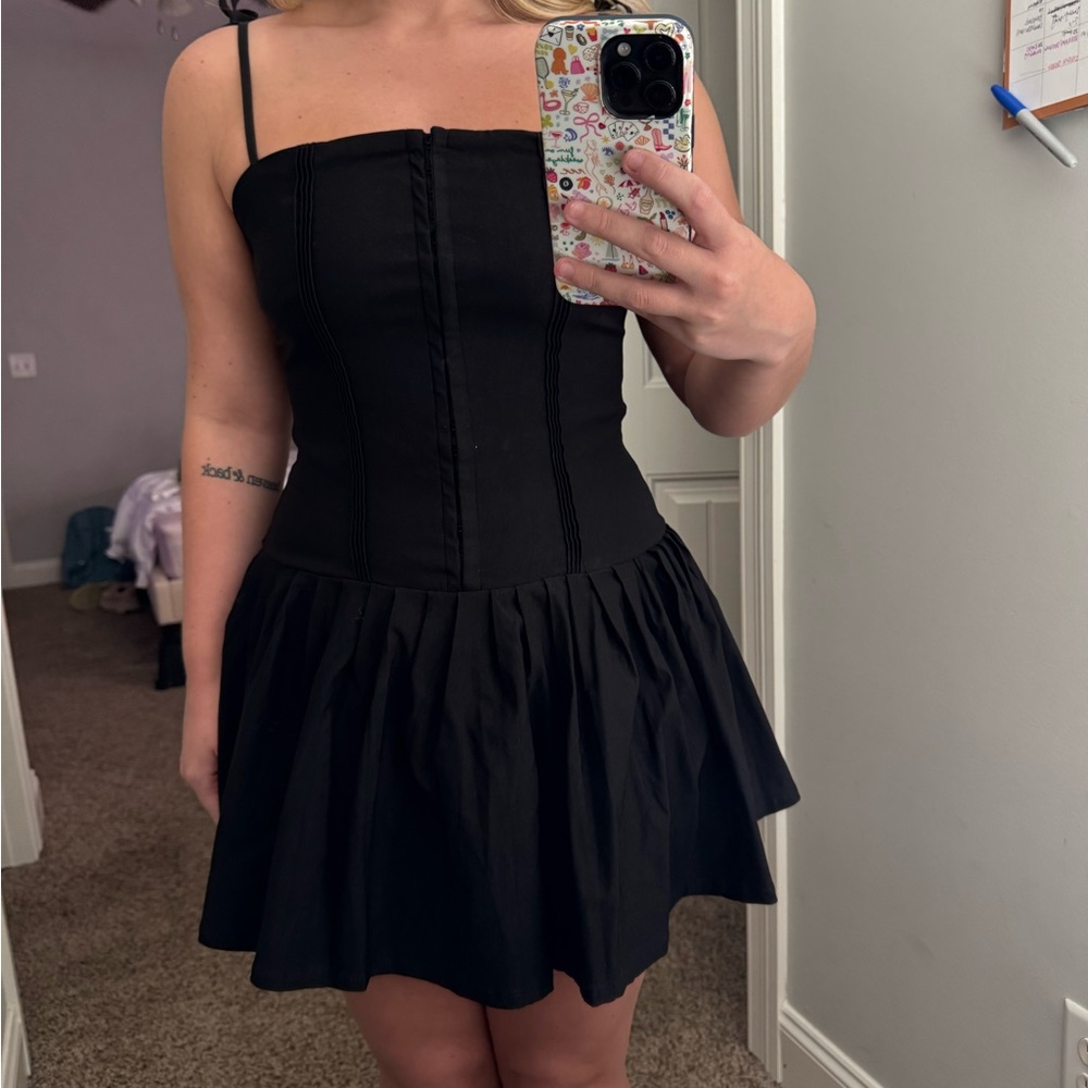 Black Dress with Corset top